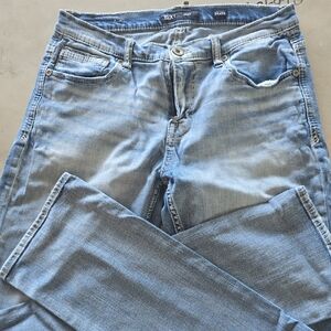 BKE Men's Faded Blue Relaxed Jeans